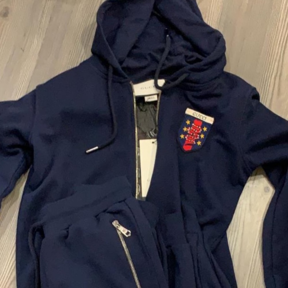 Gucci Navy Blue Track Suit